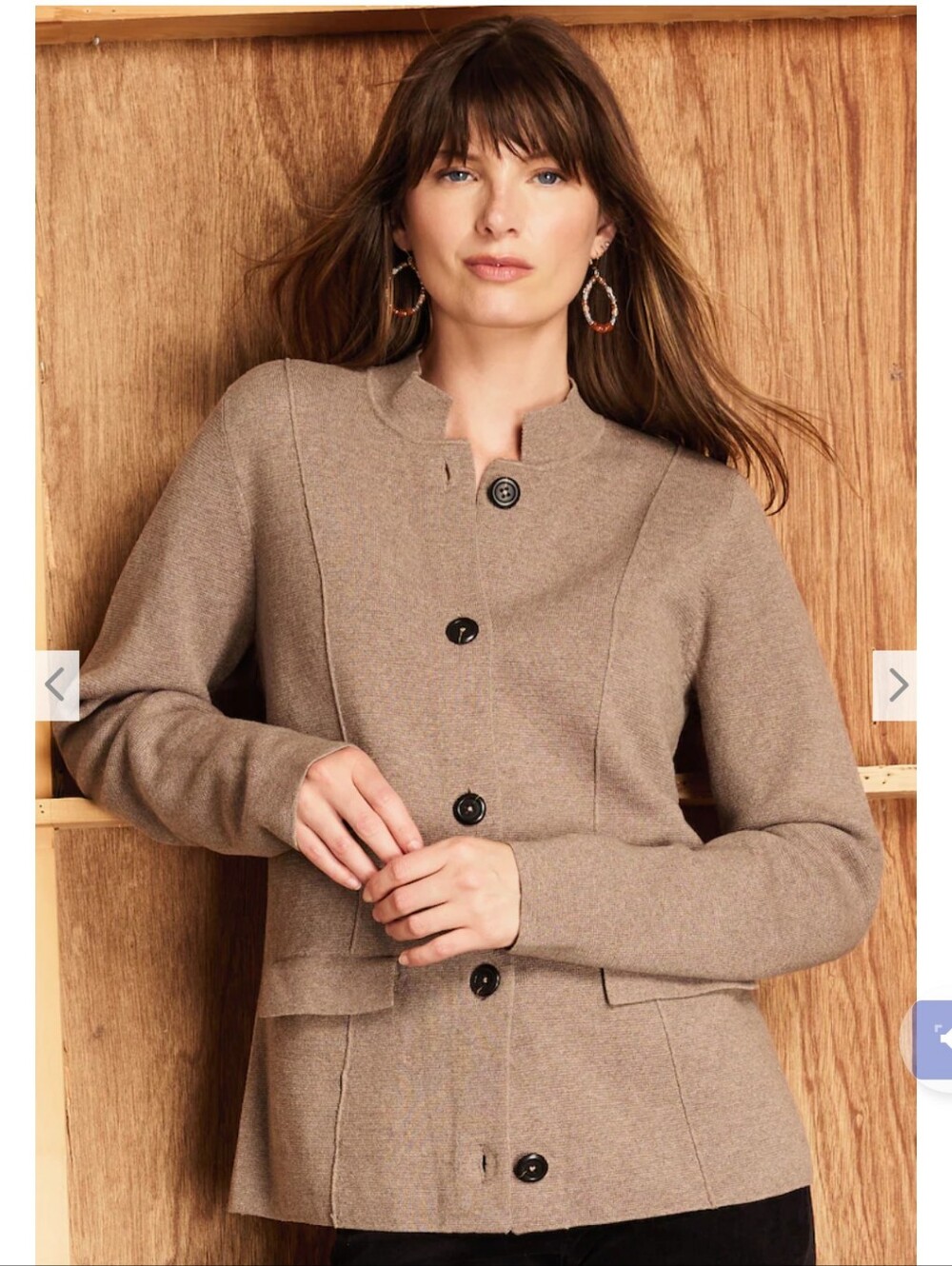 J.Jill Sweater Knit Jacket Sz M